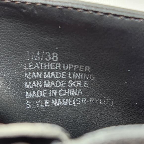 Saks Fifth Avenue Red Rylie Gray Leather Ankle Booties Size 8 M Stiletto Heel - Picture 5 of 8